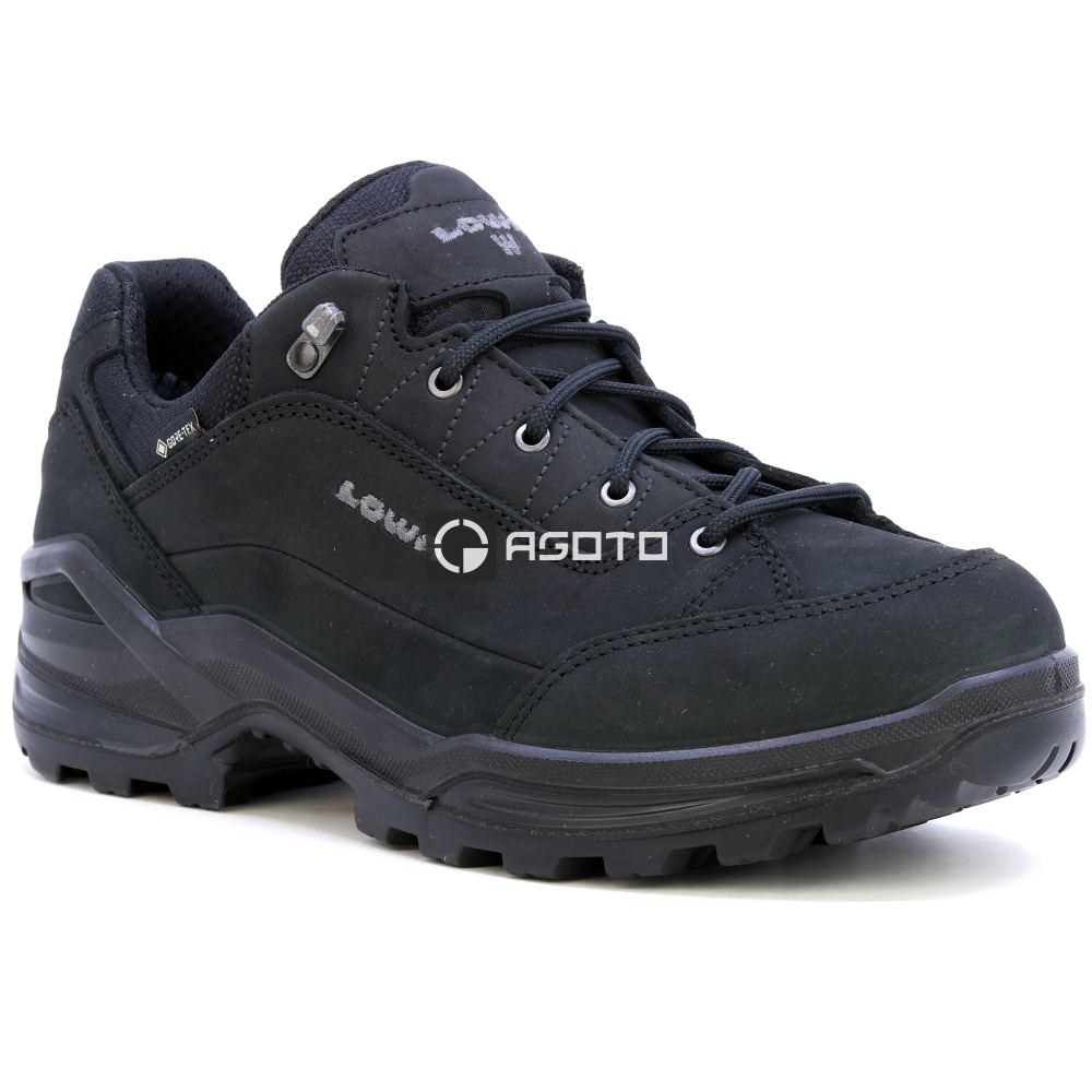 detail LOWA Renegade GTX Lo Wide černá pánská outdoor obuv membrána Gore-Tex®