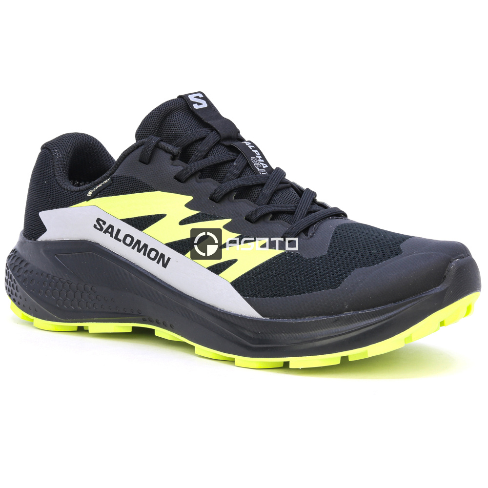 detail SALOMON Alphaglide GTX černá pánská outdoor obuv membrána Gore-Tex®