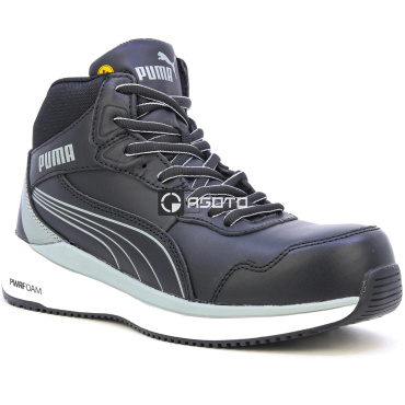 PUMA Zoom Mid S3 ESD černá pánská pracovní obuv