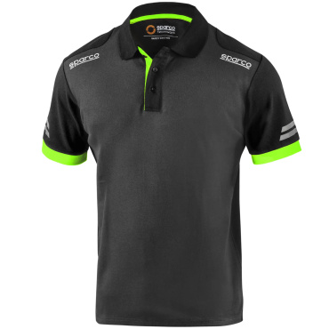 SPARCO Toledo POLO TW černá pánská polokošile